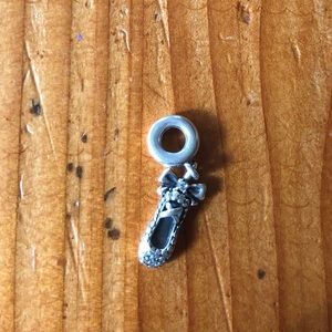 Pandora ballerina slipper dangle charm